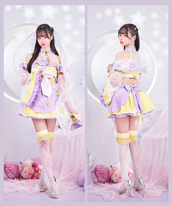 【即日発送】【中村里砂着用】ドリーミーレース七夕織姫ドレスコスチューム《オリジナルコスプレ9点セット》【Malymoon/マリームーン】【9679-3】