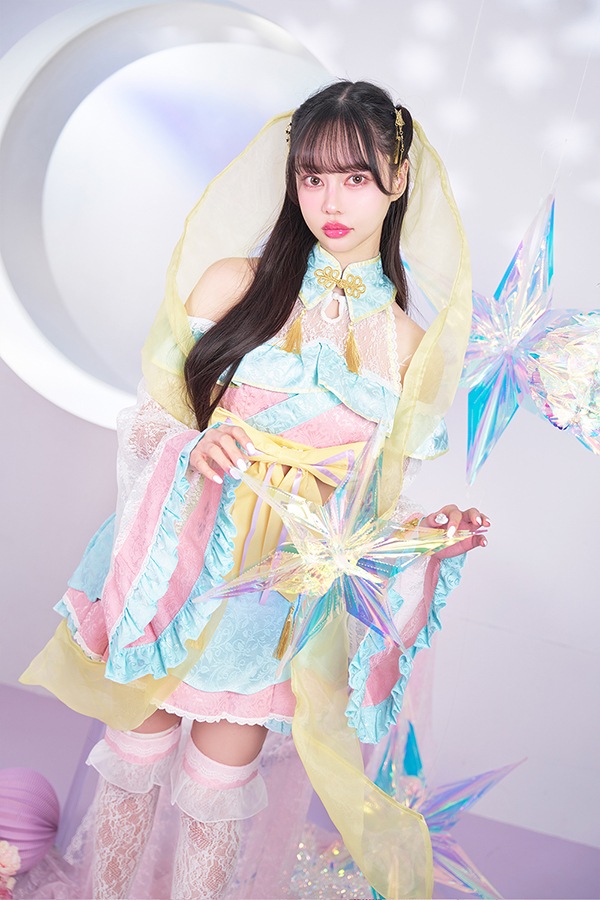 ドリーミーレース七夕織姫ドレスコスチューム【Malymoon/マリームーン】 即日発送】【中村里砂着用】ドリーミーレース七夕織姫ドレス
