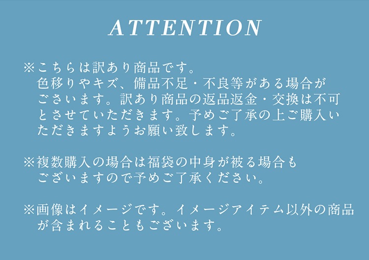 【2～4営業日以内に発送】【2点入り】訳あり福袋2025【happybag25-wake2】 