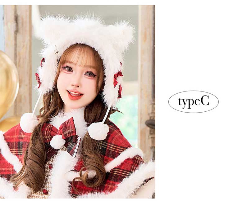 【1～3営業日で発送】クリスマスヘッドピース《クリスマスコスプレ小物》【Malymoon/マリームーン】【AC25013】