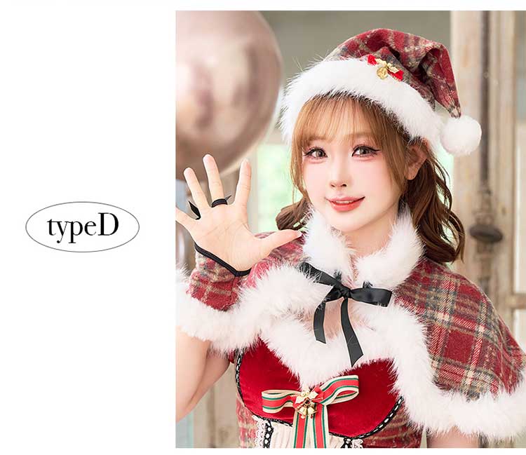 【1～3営業日で発送】クリスマスヘッドピース《クリスマスコスプレ小物》【Malymoon/マリームーン】【AC25013】