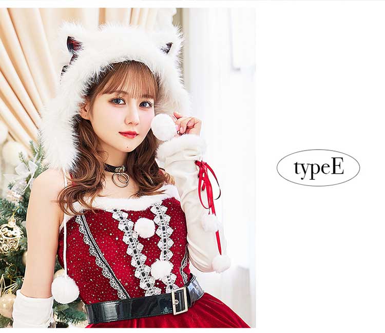 【1～3営業日で発送】クリスマスヘッドピース《クリスマスコスプレ小物》【Malymoon/マリームーン】【AC25013】