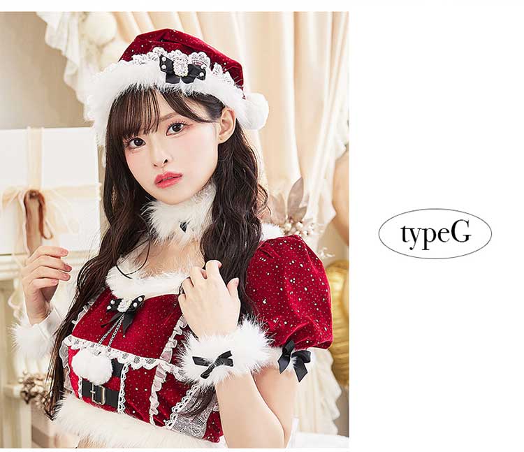 【1～3営業日で発送】クリスマスヘッドピース《クリスマスコスプレ小物》【Malymoon/マリームーン】【AC25013】