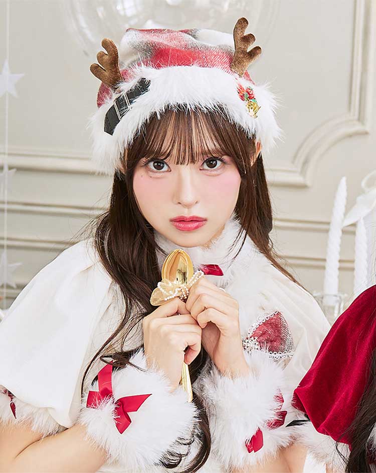 【1～3営業日で発送】クリスマスヘッドピース《クリスマスコスプレ小物》【Malymoon/マリームーン】【AC25013】