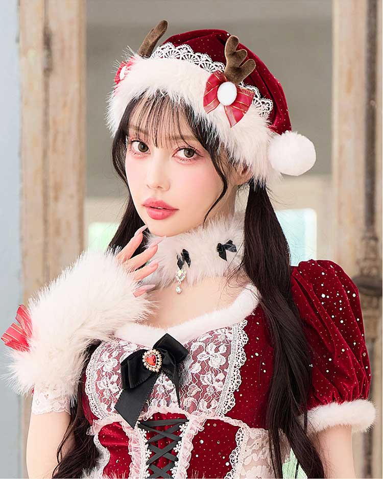 【1～3営業日で発送】クリスマスヘッドピース《クリスマスコスプレ小物》【Malymoon/マリームーン】【AC25013】