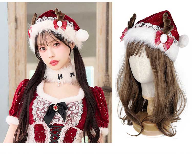 【1～3営業日で発送】クリスマスヘッドピース《クリスマスコスプレ小物》【Malymoon/マリームーン】【AC25013】