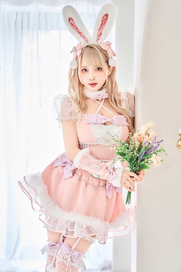 ライトブルーは予約】ツイードバニーセットアップ《オリジナルコスプレ