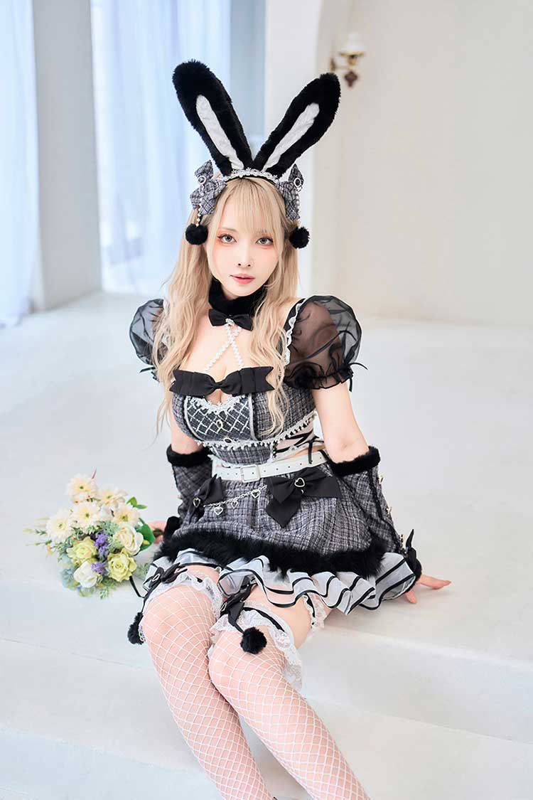 ライトブルーは予約】ツイードバニーセットアップ《オリジナルコスプレ