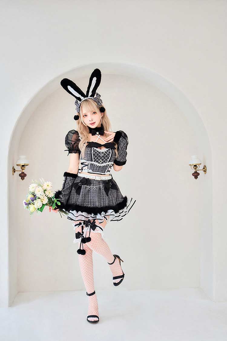 ライトブルーは予約】ツイードバニーセットアップ《オリジナルコスプレ