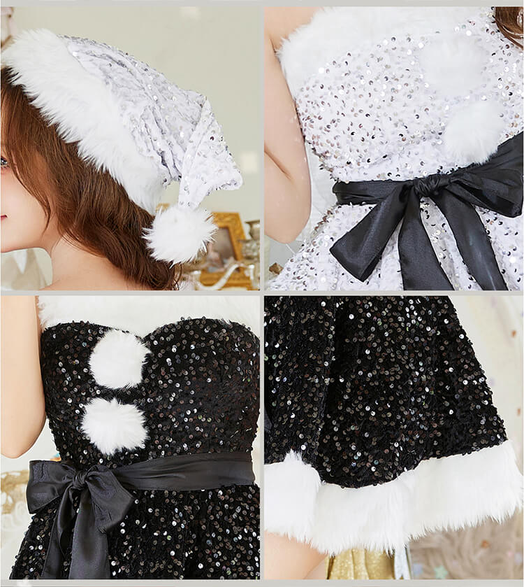 【1～3営業日で発送】スパークリーリボンサンタ《オリジナルコスプレ》【Malymoon/マリームーン】【CS25059】【450052】