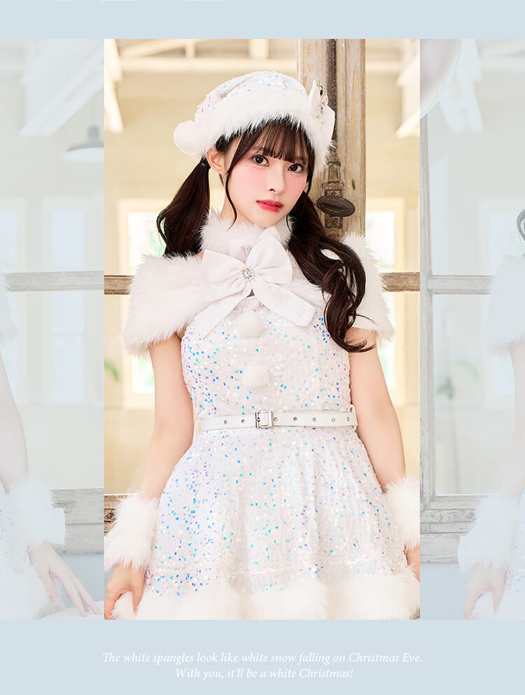 【1～3営業日で発送】スパークリーリボンサンタ《オリジナルコスプレ》【Malymoon/マリームーン】【CS25059】【450052】