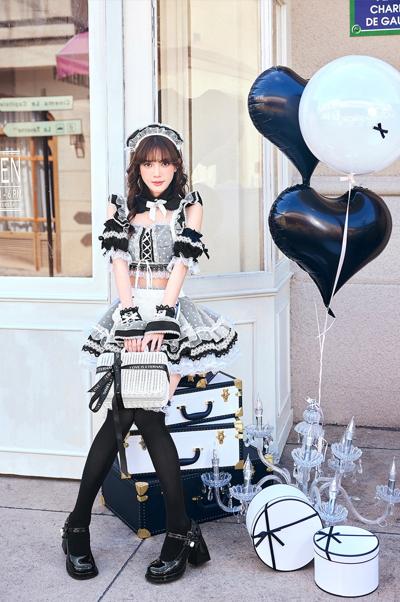 【即日発送】ハートミストシアーチュールメイド《オリジナルコスプレ10点セット》【Malymoon/マリームーン】【CS25209】