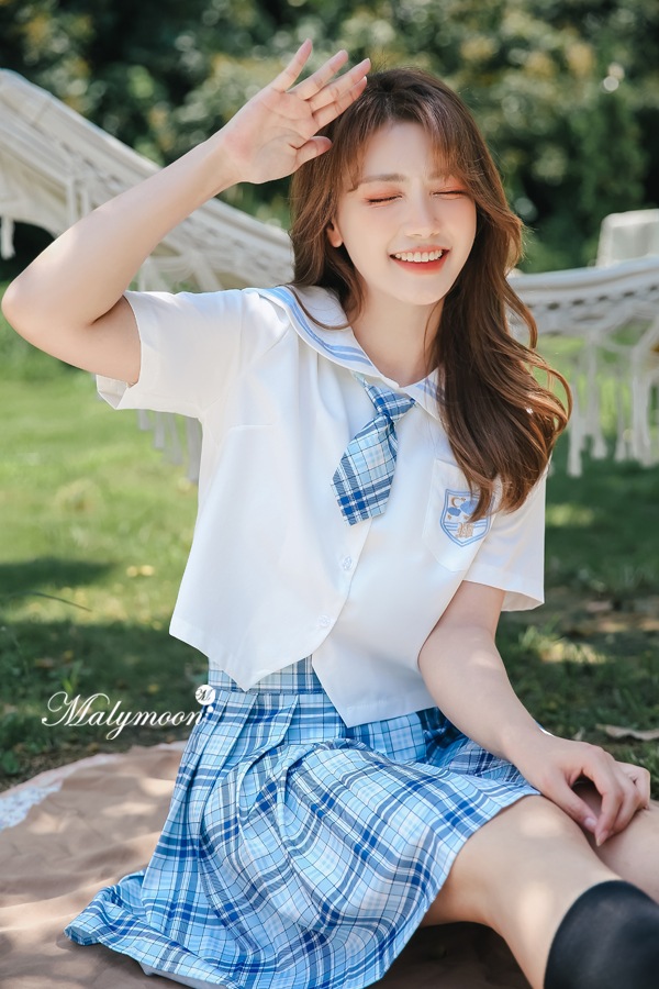 【odr】JK制服/セーラー服女子高生コスプレ《ハロウィンコスプレ3点セット》【Malymoon/マリームーン】【odrm8512】