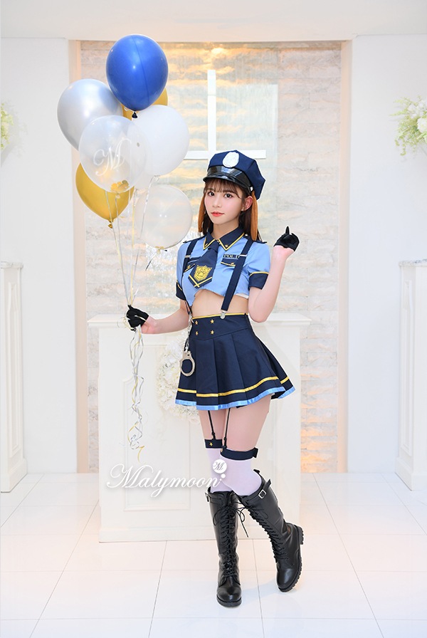 【即日発送】犬のおまわりさん《ハロウィンコスプレ10点セット》【Malymoon/マリームーン】【9521】