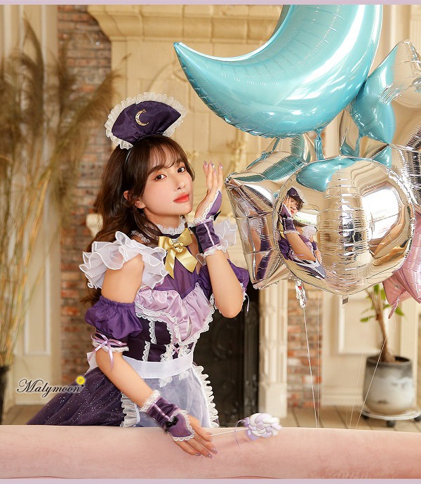 【即日発送】星座メイド《ハロウィンコスプレ9点セット》【Malymoon/マリームーン】【9549】