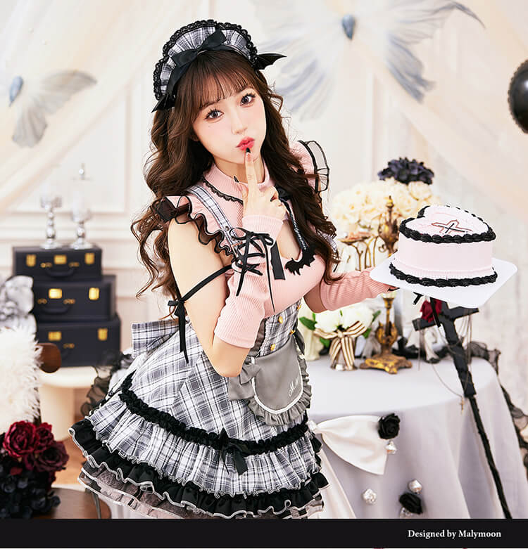 一部予約】ガーリーロックサキュバスメイド《ハロウィンコスプレ11点