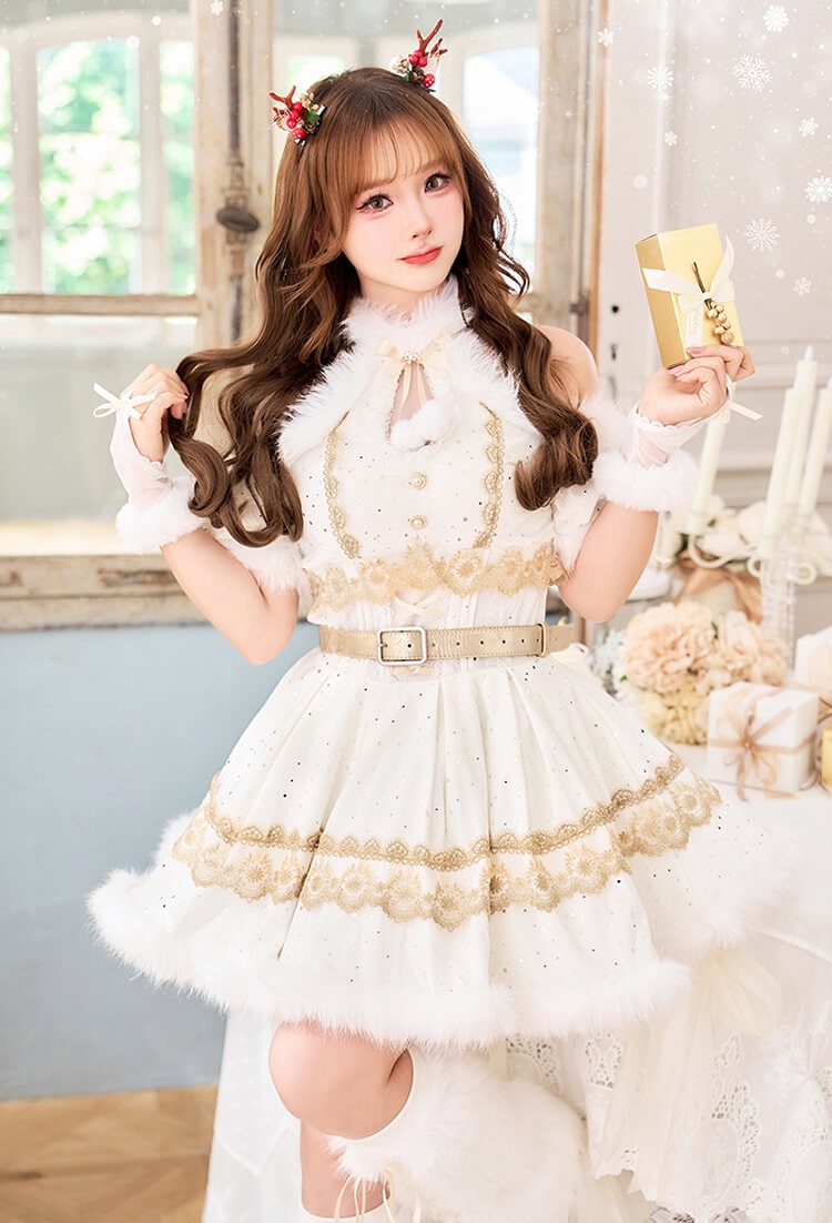 【予約-11月下旬頃より順次発送予定】ジュエルドブランシュトナカイ《クリスマスコスプレ8点セット》【Malymoon/マリームーン】【CS25057】