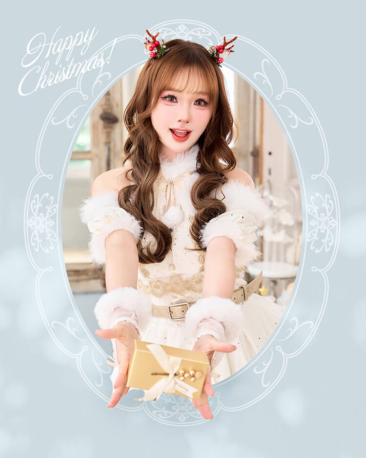 【予約-11月下旬頃より順次発送予定】ジュエルドブランシュトナカイ《クリスマスコスプレ8点セット》【Malymoon/マリームーン】【CS25057】