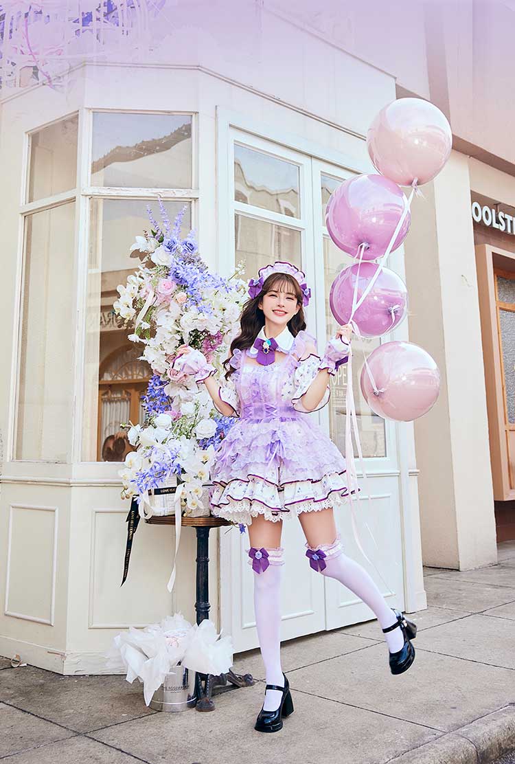 【予約-2月中旬頃より順次発送予定】メルティチュールブルームメイド 《オリジナルコスプレ11点セット》【Malymoon/マリームーン】【CS25213】