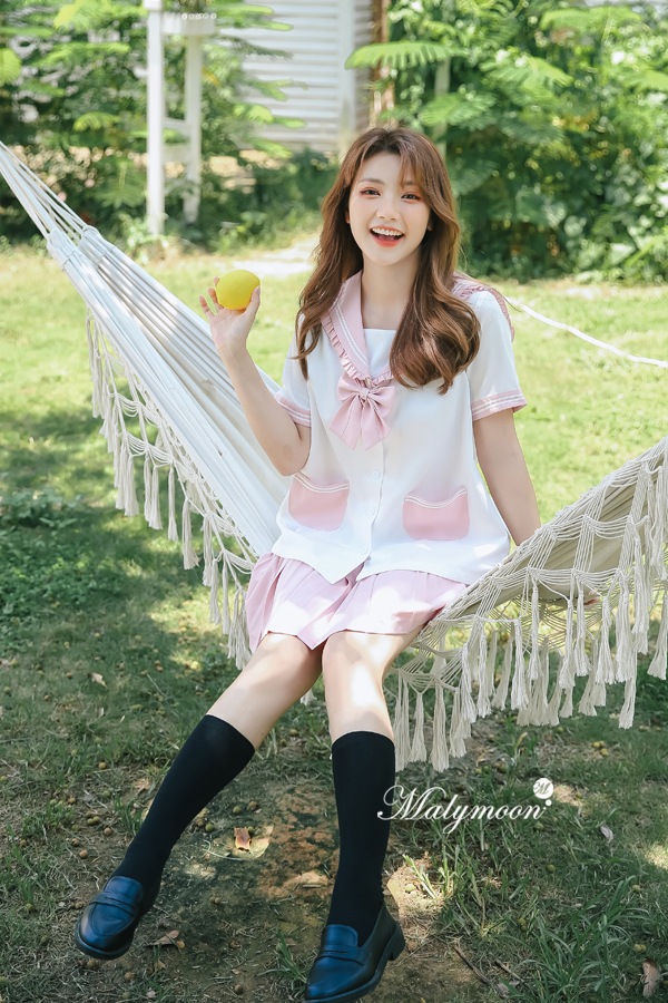 【即日発送】JK制服/セーラー服女子高生コスプレ《ハロウィンコスプレ3点セット》【Malymoon/マリームーン】【8825-2】