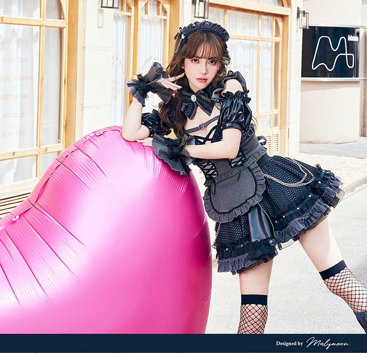 ノワールベルメイド オリジナルコスプレ6点セットMalymoon/マリームーン 即日発送】【藤咲凪着用】ノワールベルメイド《オリジナルコスプレ6点