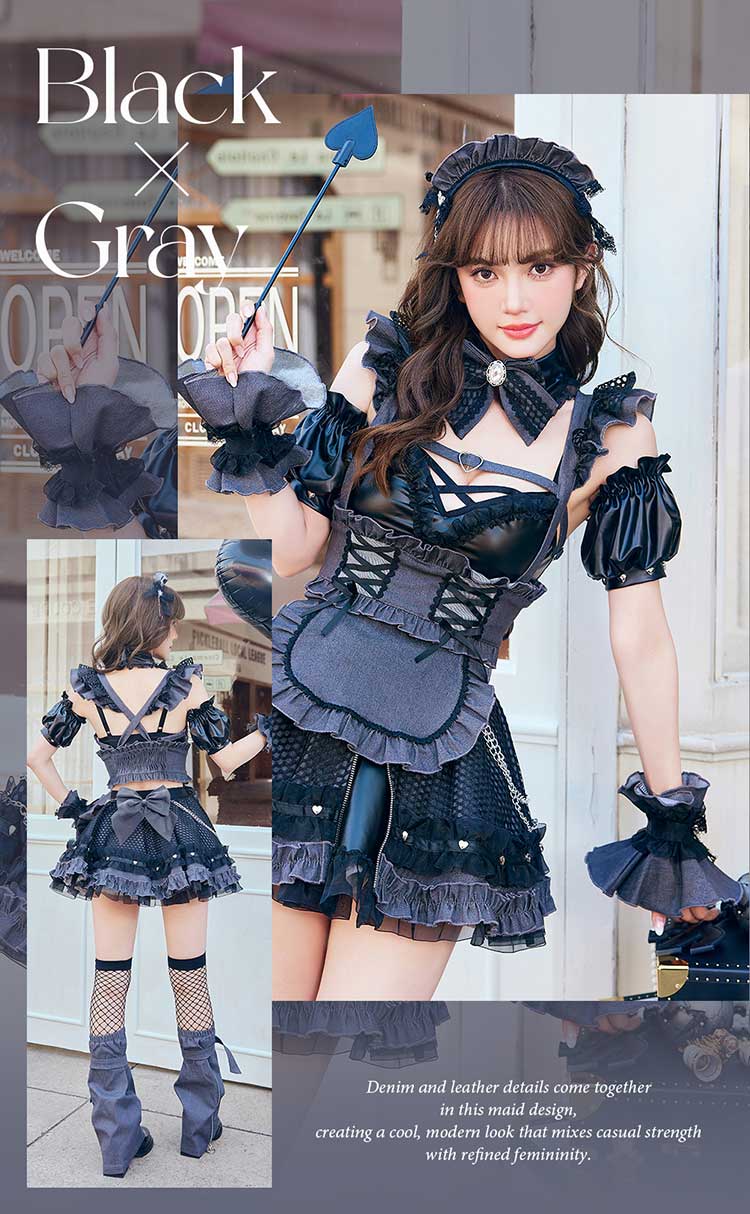 予約-2月中旬頃より順次発送予定】レザーエッジデニムメイド