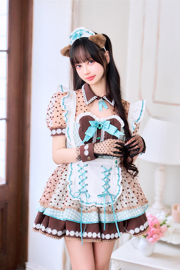 【予約】【中村里砂着用】《mint》フレンチガーリーメイド＆キャット【Malymoon/マリームーン】【CS25132】【CS25165】【CS25224】【CS26041】