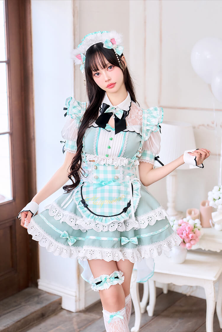 【予約】【中村里砂着用】《mint》フレンチガーリーメイド＆キャット【Malymoon/マリームーン】【CS25132】【CS25165】【CS25224】【CS26041】