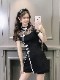 【odr】私服系チャイナドレスブラック《かわいいコスプレ2点セット》【Malymoon/マリームーン】【odr9251】|私服系チャイナドレス|全てのコスチューム(all costume)
