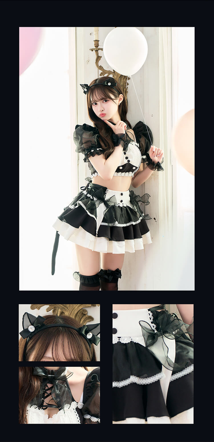 予約】【藤咲凪着用】チュールミーセパレートメイドキャット