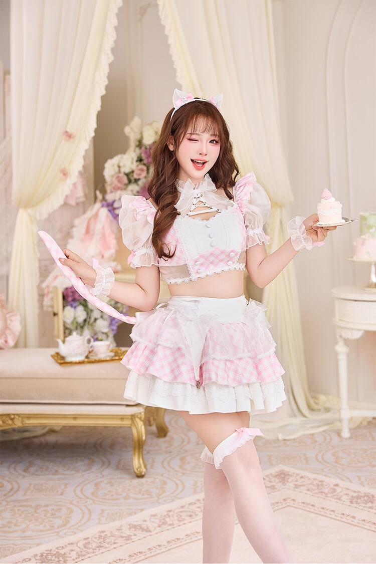 予約】【藤咲凪着用】チュールミーセパレートメイドキャット