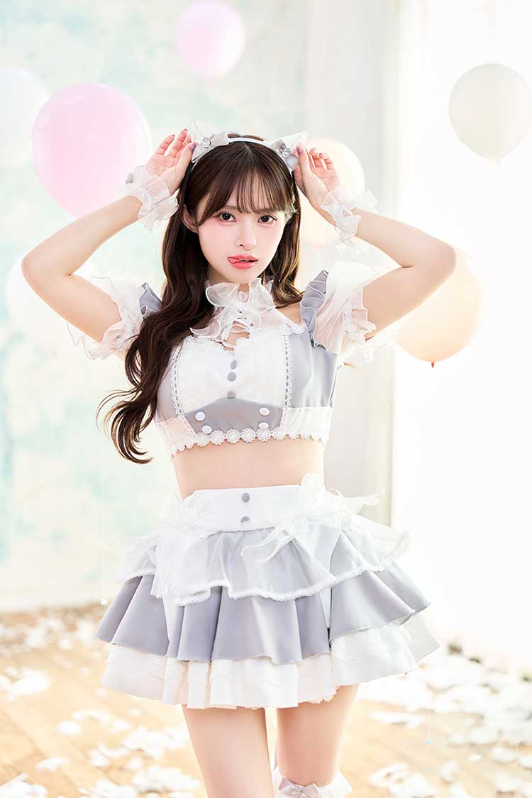 即日発送】【藤咲凪着用】チュールミーセパレートメイドキャット