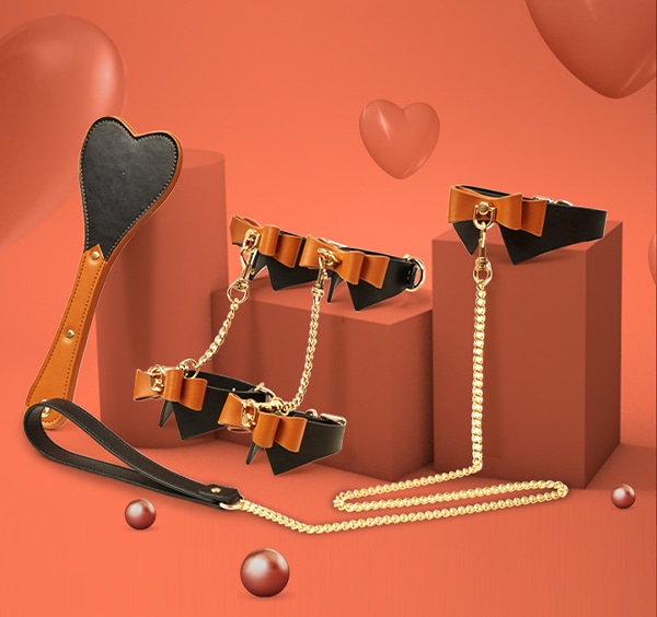 Malymoon/マリームーン スタッズレザーボンテージキャット 即日発送】SMグッズ5点セット《セクシーSMグッズ》【Malymoon