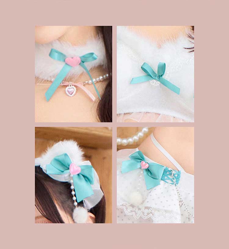 【予約-2月下旬頃より順次発送予定】フローラチュチュランジェリーキャット《オリジナルコスランジェリー11点セット》【Malymoon/マリームーン】【CS25215】