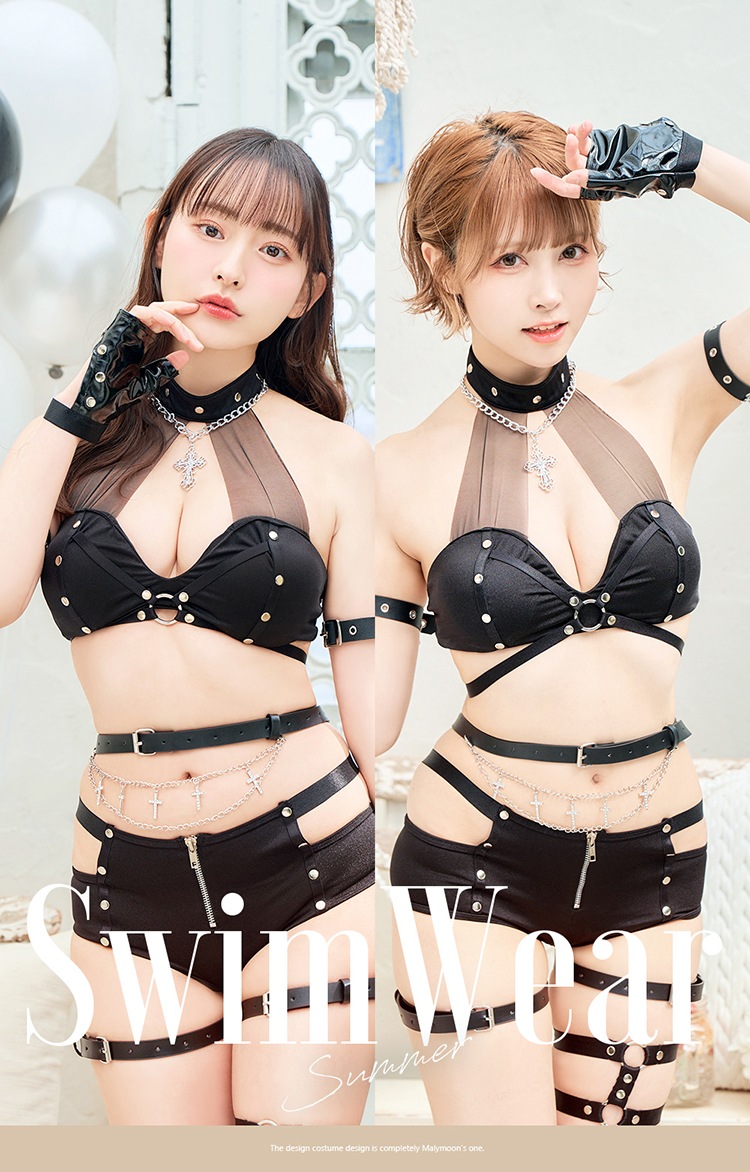 Malymoon ロザリオブラックスナイプビキニ　水着　コスプレ衣装 即日発送】ロザリオブラックスナイプビキニ《レディース水着8点