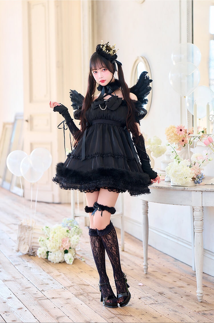 【予約-10月上旬頃より順次発送予定】【中村里砂着用】ホーリークラウンエンジェリックドレス 《ハロウィンコスプレ15点セット》【Malymoon/マリームーン】【CS25219】
