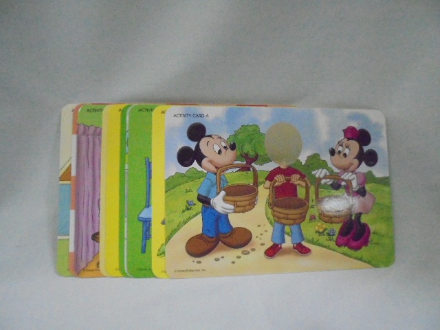 h4866バラ売り（2水色） DWEディズニー英語システム DWEディズニー英語