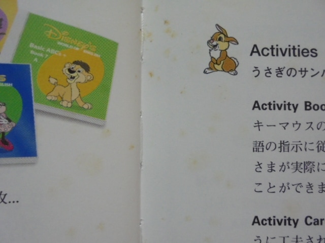 h6807(2F赤) DWE ディズニー英語システム メインプログラム内 DWE絵本 