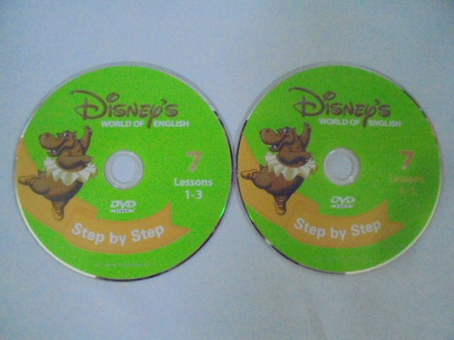 再生保証あり＊h0712(2白)バラ売り DWEディズニー英語システムワールド  