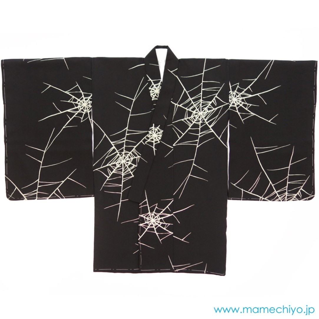 ももちゃんさま専用　着物のみ 5歳男児 きもの 蜘蛛の巣