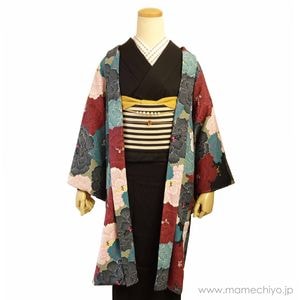 mamechiyo modern ストライプ着物 ソルト 小紋 M mamechiyo modern ストライプ着物 ソルト 小紋 M 【楽天市場