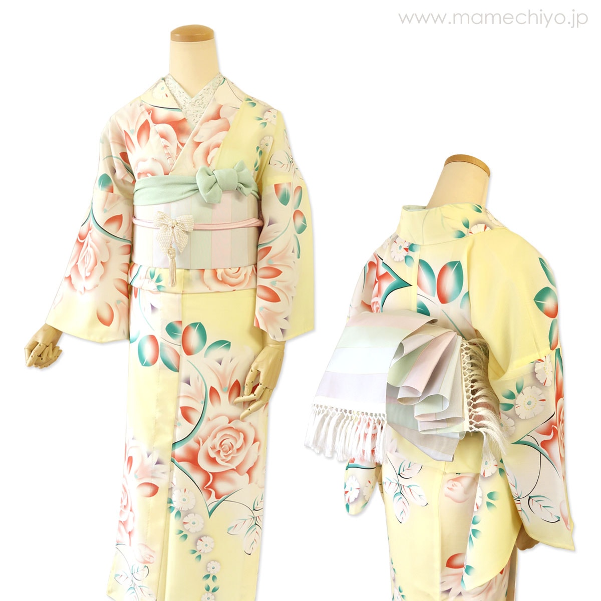 浴衣 ひめごと（レモンイエロー）