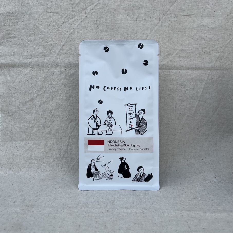 Indonesia Mandheling Blue Lingtong　【浅煎り】150g