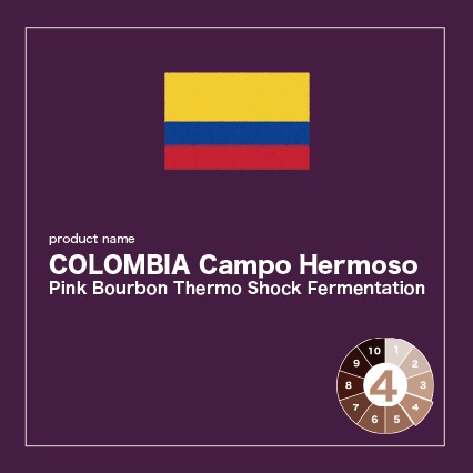 COLOMBIA Campo Hermoso  Pink Bourbon Thermo Shock Fermentation  100g