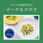 食物繊維たっぷり夏のコンビ ~ゴーヤ＆ごぼう~