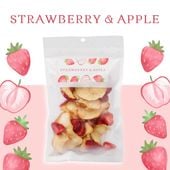優しい甘さのサクサク食感 ~いちご&りんご~