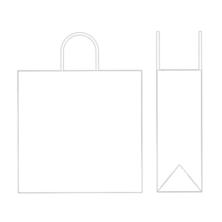 紙袋（無地）　豆徳プレミアムBOX専用