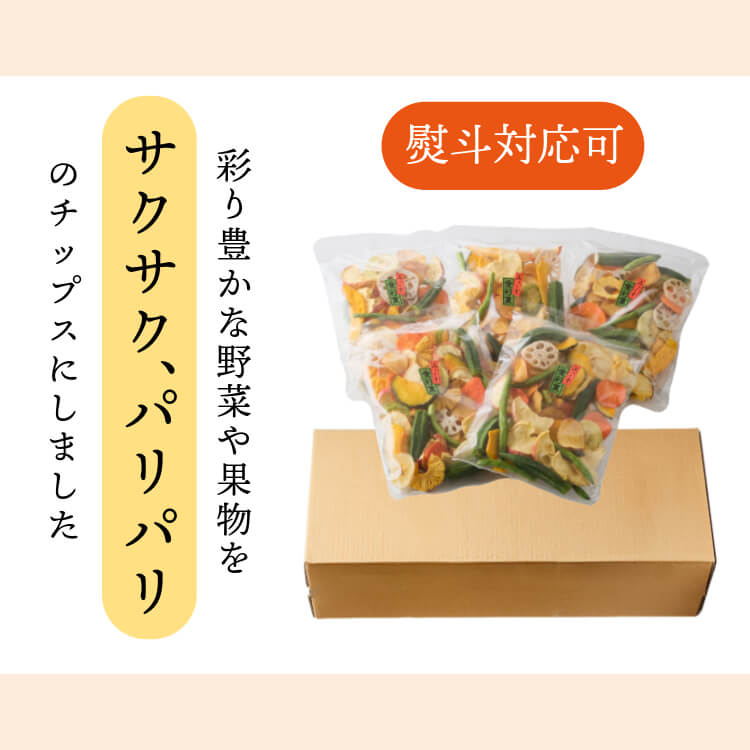 たっぷり美容チップス ~徳用野菜果物チップス 箱入り~
