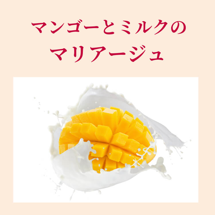 濃厚なアルフォンソマンゴー ~マンゴーみるく豆~