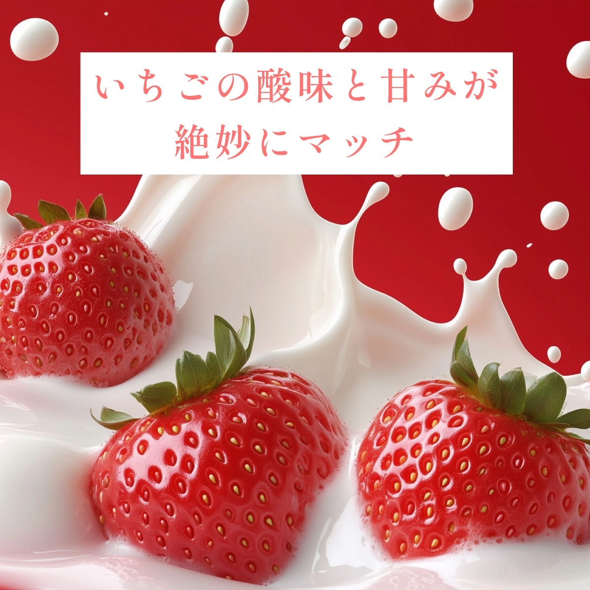 あまおう苺たっぷり~いちごみるく豆~